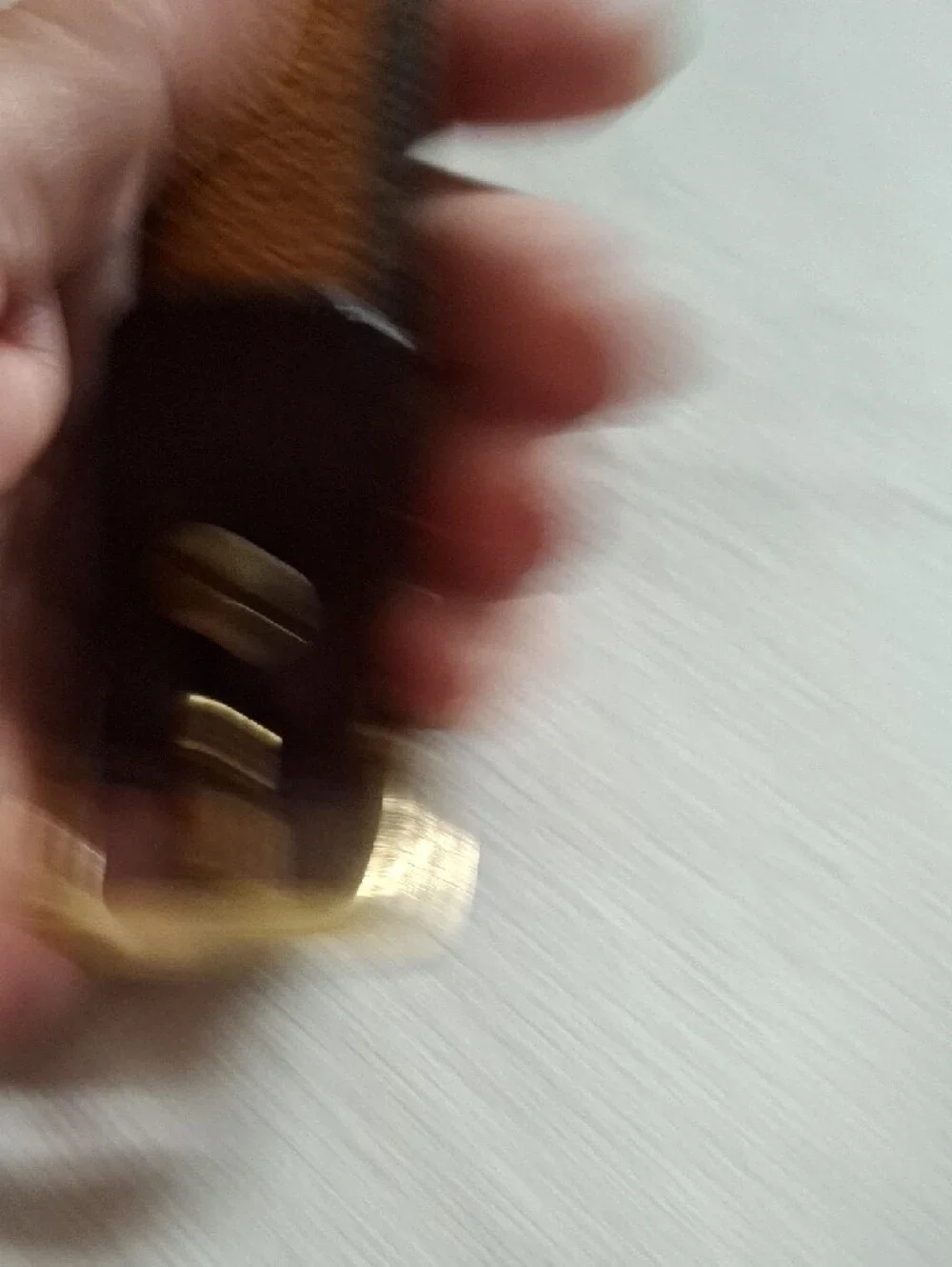 Men's Dark Brown Leather Belt with Gold Buckle